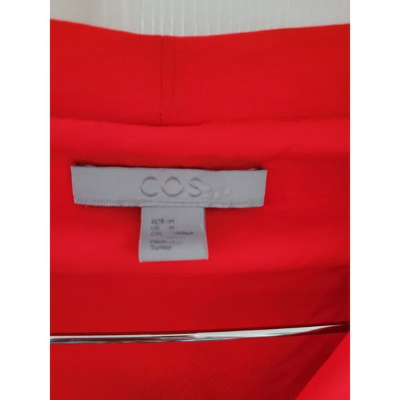 COS Womens Red faux wrap Mini dress size 6 Cocktail Party Holiday - Picture 3 of 7